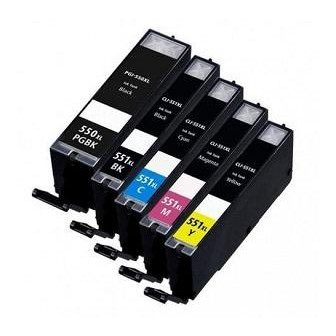 11ML Com for Canon Pixma IP7250,MG5450,MG6350CLI-551XLBK.